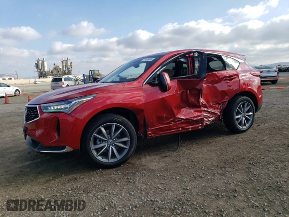 2023 Acura RDX w/Technology Package with VIN 5J8TC2H53PL010869, listed as a Copart auction lot 72406874 with 20,316 mi miles and Salvage Title. Bid and sale history available at carsss.com. Image 1.