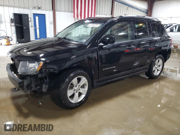 2016 Jeep Compass Latitude with VIN 1C4NJDEB2GD573909, listed as a Copart auction lot 62168225 with 70,944 mi miles and Salvage title. Bid and sale history available at DreamBid. Image 1.