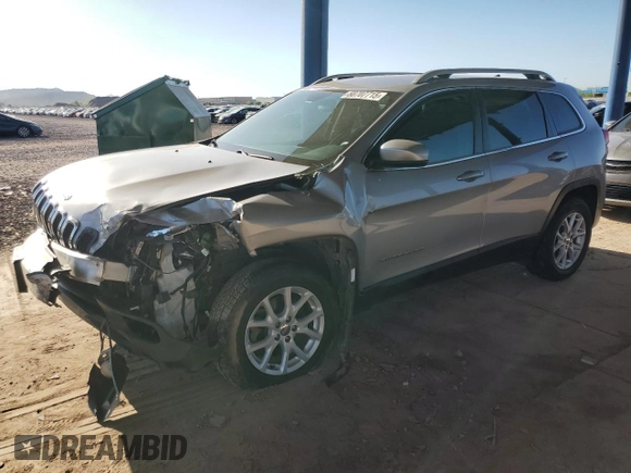 2018 Jeep Cherokee Latitude Plus with VIN 1C4PJMLX3JD578101, listed as a Copart auction lot 60707715 with 110,867 mi miles and Salvage title. Bid and sale history available at DreamBid. Image 1.