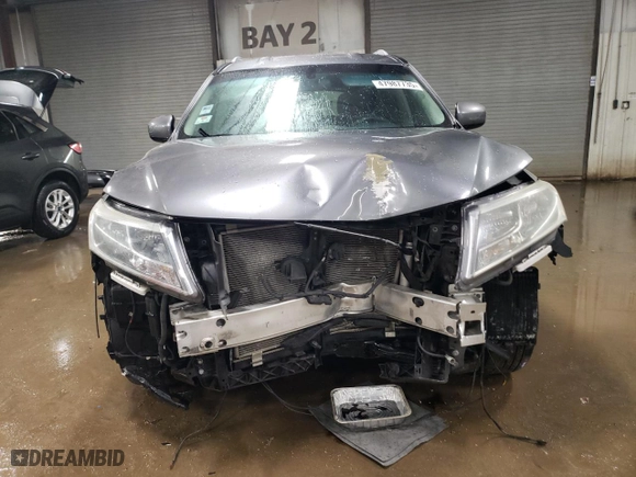 2016 Nissan Pathfinder Platinum with VIN 5N1AR2MM0GC665939, listed as a Copart auction lot 47987735 with 73,440 mi miles and Salvage Title. Bid and sale history available at carsss.com. Image 5.