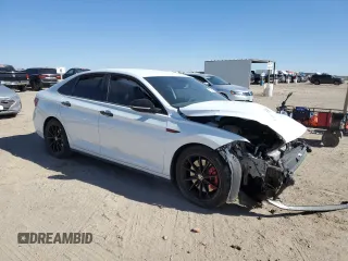 2024 Volkswagen Jetta 40th Anniversary Edition with VIN 3VW8T7BU0RM068373, listed as a Copart auction lot 77764614 with 12,128 mi miles and Salvage title. Bid and sale history available at DreamBid. Image 4.
