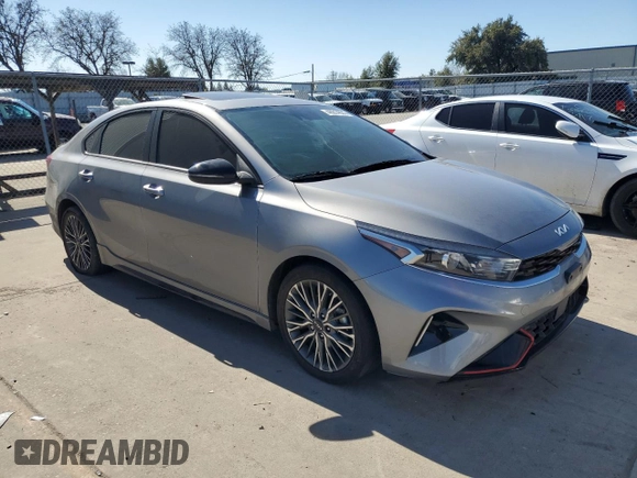 2024 Kia Forte GT-Line with VIN 3KPF54AD0RE712629, listed as a Copart auction lot 46914635 with 0 mi miles and Salvage Title. Bid and sale history available at carsss.com. Image 4.