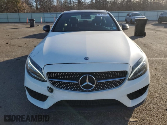 2017 Mercedes-Benz C 43 AMG with VIN 55SWF6EB3HU192418, listed as a Copart auction lot 45263235 with 117,738 mi miles and Salvage Title. Bid and sale history available at DreamBid. Image 5.