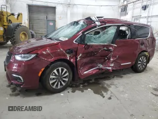 2022 Chrysler Pacifica Hybrid Limited z VIN 2C4RC1S70NR183573, wystawiony jako Copart lot #51926035 z przebiegiem 66 552 mil mil oraz Szkoda całkowita • Salvage title. Historia ofert i sprzedaży dostępna na DreamBid. Obrazek 1.