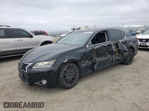 2013 Lexus GS with VIN JTHBE1BL5D5000848, listed as a Copart auction lot 54452145 with 124,299 mi miles and Salvage Title. Bid and sale history available at carsss.com. Image 1.
