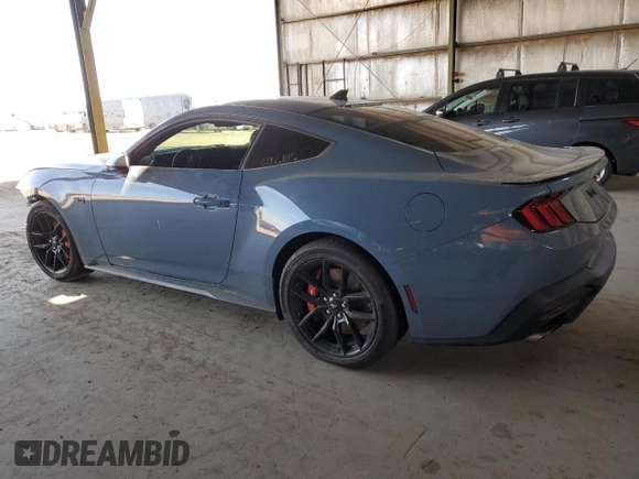 2024 Ford Mustang GT with VIN 1FA6P8CF2R5429568, listed as a Copart auction lot 60471835 with Not provided miles and Salvage title. Bid and sale history available at DreamBid. Image 2.