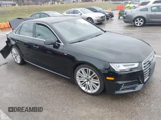 2017 Audi A4 Premium Plus with VIN WAUENAF48HN020970, listed as a IAAI auction lot 41174909 with 64,163 mi miles. Bid and sale history available at carsss.com. Image 1.