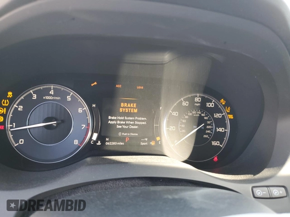 2020 Acura RDX Technology with VIN 5J8TC1H55LL017973, listed as a Copart auction lot 50181835 with 62,283 mi miles and Salvage title. Bid and sale history available at DreamBid. Image 9.