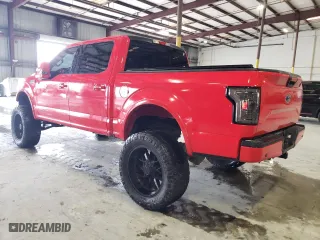 2016 Ford F-150 XLT with VIN 1FTEW1EG6GKF91465, listed as a Copart auction lot 45314045 with 136,708 mi miles and Salvage Title. Bid and sale history available at carsss.com. Image 2.