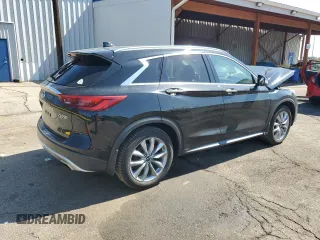 2020 Infiniti QX50 Luxe with VIN 3PCAJ5M37LF100668, listed as a Copart auction lot 60328225 with 44,857 mi miles and Salvage title. Bid and sale history available at DreamBid. Image 3.