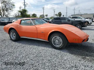 1976 Chevrolet Corvette with VIN 1Z37L6S442300, listed as a Copart auction lot 43044735 with 90,217 mi miles and Salvage title. Bid and sale history available at DreamBid. Image 4.
