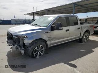 2020 Ford F-150 XL with VIN 1FTEW1E55LKF37485, listed as a Copart auction lot 48966385 with 65,325 mi miles and Salvage Title. Bid and sale history available at carsss.com. Image 1.