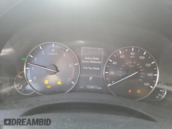 2016 Lexus GS 200t with VIN JTHBA1BL4GA000833, listed as a Copart auction lot 50249185 with 153,011 mi miles and Salvage title. Bid and sale history available at DreamBid. Image 9.
