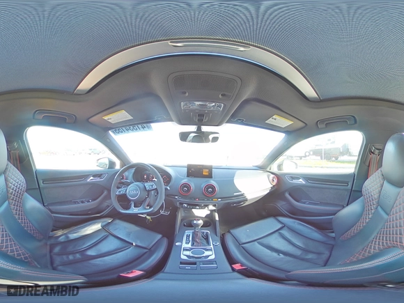 2019 Audi RS 3 with VIN WUABWGFF5KA906737, listed as a Copart auction lot 41534155 with 22784 miles and Salvage Title. Bid and sale history available at carsss.com. Image 15.