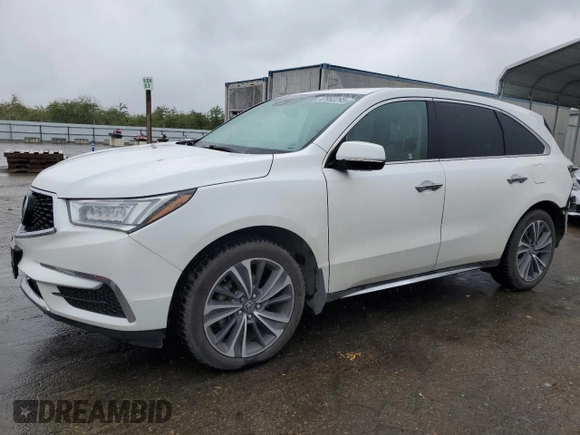 2020 Acura MDX Technology with VIN 5J8YD3H5XLL005025, listed as a Copart auction lot 47982295 with 71,064 mi miles and Salvage title. Bid and sale history available at DreamBid. Image 1.