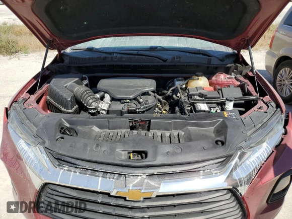 2020 Chevrolet Blazer LT with VIN 3GNKBDRSXLS653664, listed as a Copart auction lot 76227784 with Not provided miles and Salvage title. Bid and sale history available at DreamBid. Image 12.