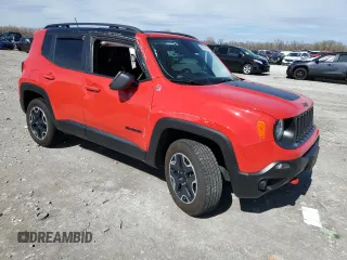 2016 Jeep Renegade Trailhawk with VIN ZACCJBCT5GPE29036, listed as a Copart auction lot 50270905 with Not Provided miles and Salvage Title. Bid and sale history available at carsss.com. Image 4.