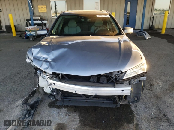 2015 Acura TLX Technology with VIN 19UUB3F59FA009123, listed as a Copart auction lot 58954645 with 61,609 mi miles and Salvage title. Bid and sale history available at DreamBid. Image 5.