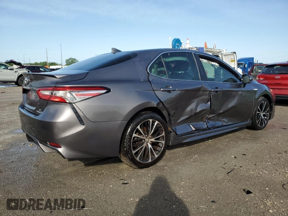 2019 Toyota Camry Hybrid LE z VIN 4T1B21HKXKU518106, wystawiony jako Copart lot #77074883 z przebiegiem 147 442 mil mil oraz Szkoda całkowita • Salvage title. Historia ofert i sprzedaży dostępna na DreamBid. Obrazek 3.
