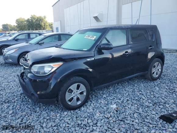 2016 Kia Soul with VIN KNDJN2A21G7269823, listed as a Copart auction lot 52861205 with 151,356 mi miles and Salvage Title. Bid and sale history available at carsss.com. Image 1.