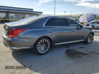 2017 Genesis G90 Ultimate z VIN KMHG54JH4HU029397, wystawiony jako Copart lot #50472265 z przebiegiem 125 406 mil mil oraz Szkody całkowita. Historia ofert i sprzedaży dostępna na DreamBid. Obrazek 3.