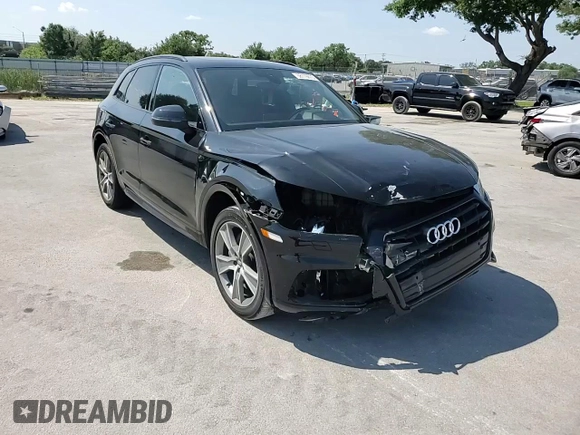 2019 Audi Q5 Premium Plus with VIN WA1BNAFY0K2115034, listed as a Copart auction lot 58176075 with 78,705 mi miles and Non repairable. Bid and sale history available at DreamBid. Image 14.