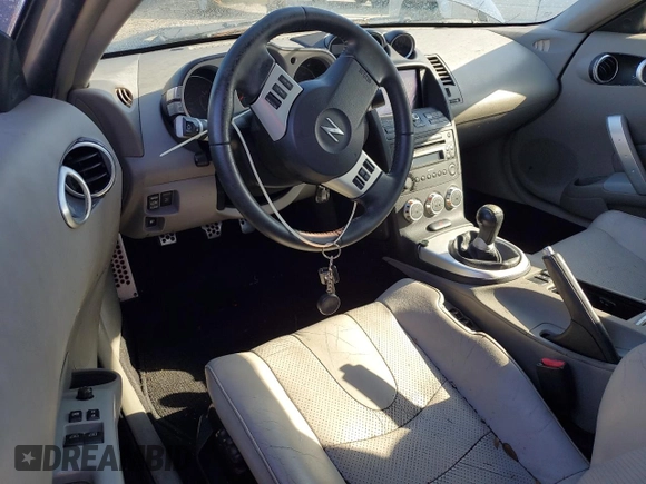 2008 Nissan 350Z Enthusiast with VIN JN1BZ36A78M850067, listed as a Copart auction lot 73639854 with Not Provided miles and Salvage Title. Bid and sale history available at DreamBid. Image 8.