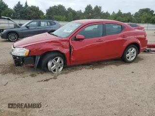 2012 Dodge Avenger SXT z VIN 1C3CDZCBXCN160157, wystawiony jako Copart lot #57860585 z przebiegiem 92 688 mil mil oraz Szkoda całkowita • Salvage title. Historia ofert i sprzedaży dostępna na DreamBid. Obrazek 1.