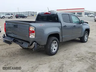 2021 Chevrolet Colorado 4WD Work Truck with VIN 1GCGTBENXM1143107, listed as a IAAI auction lot 41152936 with 47,148 mi miles. Bid and sale history available at carsss.com. Image 4.