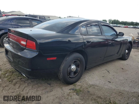 2012 Dodge Charger Police with VIN 2C3CDXAT7CH288137, listed as a Copart auction lot 63271415 with 272,393 mi miles and Clean title. Bid and sale history available at DreamBid. Image 3.