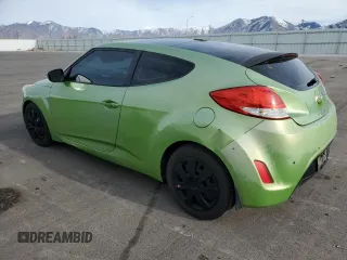 2012 Hyundai Veloster w/Red Int with VIN KMHTC6AD7CU081810, listed as a Copart auction lot 85392454 with 172,747 mi miles and Clean title. Bid and sale history available at DreamBid. Image 2.