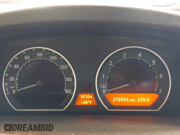 2003 BMW 7 Series 745Li with VIN WBAGN63463DR08268, listed as a IAAI auction lot 41355287 with 210,333 mi miles and . Bid and sale history available at DreamBid. Image 7.