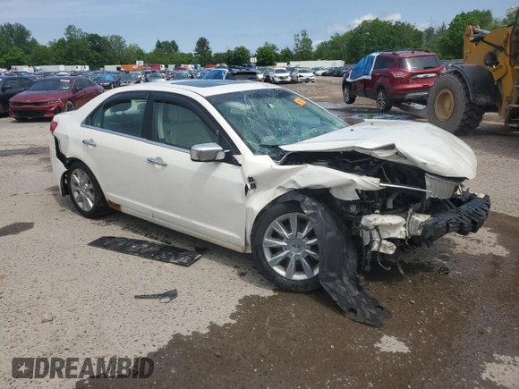 2012 Lincoln MKZ with VIN 3LNHL2JC5CR802316, listed as a Copart auction lot 60153365 with Not provided miles and Salvage title. Bid and sale history available at DreamBid. Image 4.
