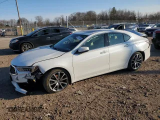 2020 Acura TLX with VIN 19UUB2F31LA000369, listed as a Copart auction lot 48179305 with 0 mi miles and Salvage Title. Bid and sale history available at carsss.com. Image 1.