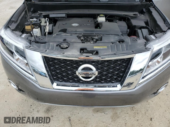 2015 Nissan Pathfinder SV with VIN 5N1AR2MN7FC689601, listed as a Copart auction lot 52215845 with 117,809 mi miles and Salvage Title. Bid and sale history available at carsss.com. Image 14.