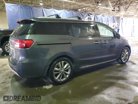 2016 Kia Sedona SX-L with VIN KNDME5C10G6171536, listed as a Copart auction lot 48793225 with 154,990 mi miles and Clean Title. Bid and sale history available at carsss.com. Image 3.