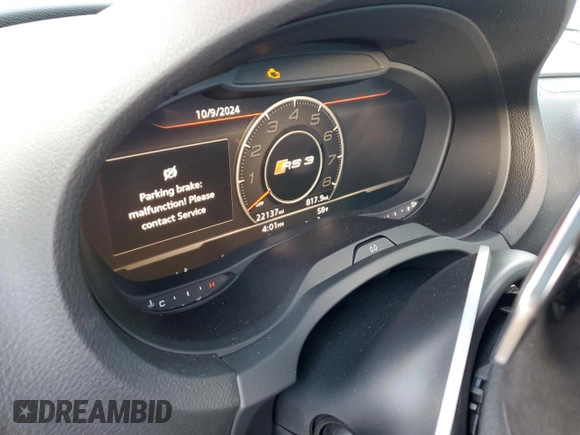 2019 Audi RS 3 с VIN WUABWGFFXKA900268, выставлен на аукционе Copart как лот 75316324 с пробегом 22 137 миль миль и Списание • Salvage title. История ставок и продаж доступна на DreamBid. Изображение 9.