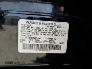 2010 Infiniti EX Journey with VIN JN1AJ0HR3AM753040, listed as a Copart auction lot 73736404 with Not Provided miles and Clean Title. Bid and sale history available at DreamBid. Image 14.