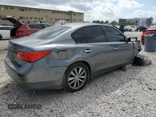 2017 Infiniti Q50 Signature Edition with VIN JN1EV7AP8HM731102, listed as a Copart auction lot 48994975 with 115,583 mi miles and Salvage Title. Bid and sale history available at DreamBid. Image 3.