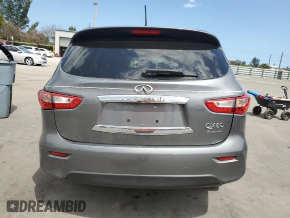 2015 Infiniti QX60 with VIN 5N1AL0MM8FC548226, listed as a Copart auction lot 52940685 with 150,592 mi miles and Salvage title. Bid and sale history available at DreamBid. Image 6.