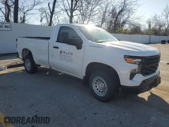 2022 Chevrolet Silverado 1500 Work Truck with VIN 3GCNAAEK2NG525602, listed as a Copart auction lot 49169165 with 107,803 mi miles and Non Repairable. Bid and sale history available at DreamBid. Image 4.