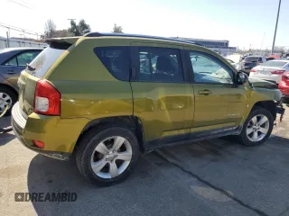 2012 Jeep Compass Sport with VIN 1C4NJCBA0CD556901, listed as a Copart auction lot 48791735 with 167,293 mi miles and Salvage Title. Bid and sale history available at carsss.com. Image 3.