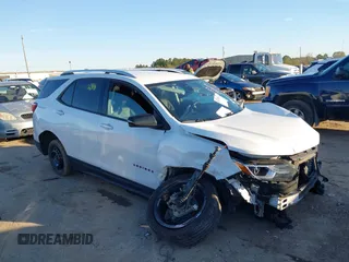 2020 Chevrolet Equinox Premier z VIN 2GNAXNEV3L6264169, wystawiony jako IAAI lot #41259679 z przebiegiem Nie podano mil oraz . Historia ofert i sprzedaży dostępna na DreamBid. Obrazek 1.
