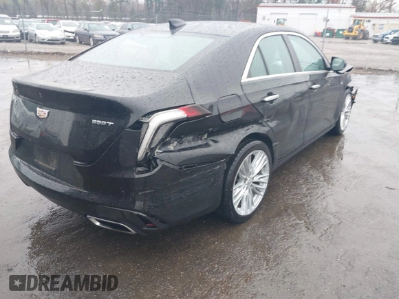 2024 Cadillac CT4 Premium Luxury with VIN 1G6DB5RK3R0106665, listed as a IAAI auction lot 41865633 with 38,920 mi miles. Bid and sale history available at carsss.com. Image 4.
