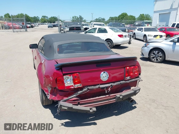 2007 Ford Mustang Deluxe with VIN 1ZVFT84N475249577, listed as a IAAI auction lot 42008269 with 136,134 mi miles and . Bid and sale history available at carsss.com. Image 6.