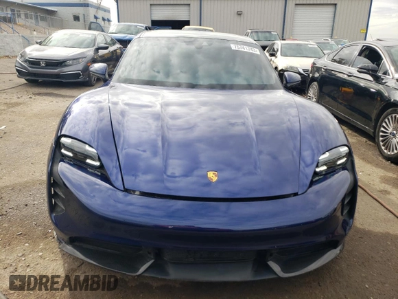 2023 Porsche Taycan GTS with VIN WP0AD2Y16PSA47648, listed as a Copart auction lot 75741743 with 7,443 mi miles and . Bid and sale history available at DreamBid. Image 5.