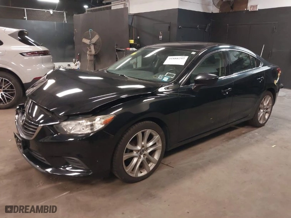 2015 Mazda Mazda6 i Touring with VIN JM1GJ1V64F1177149, listed as a IAAI auction lot 41888297 with 70,777 mi miles. Bid and sale history available at carsss.com. Image 2.