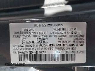 2016 Mazda CX-5 Touring with VIN JM3KE4CYXG0620990, listed as a IAAI auction lot 41978738 with 91,237 mi miles and . Bid and sale history available at carsss.com. Image 9.