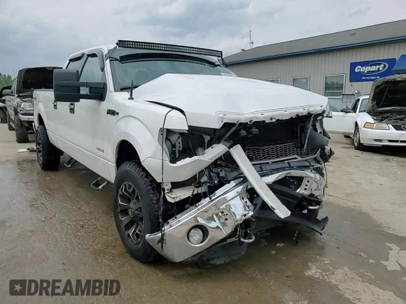 2012 Ford F-150 XL with VIN 1FTFW1ET3CFA97536, listed as a Copart auction lot 60842665 with 136,127 mi miles and Salvage title. Bid and sale history available at DreamBid. Image 14.