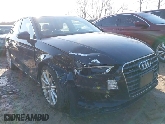 2016 Audi A3 Premium Plus z VIN WAUE8GFF9G1018582, wystawiony jako IAAI lot #41756960 z przebiegiem 90 226 mil mil oraz . Historia ofert i sprzedaży dostępna na DreamBid. Obrazek 1.